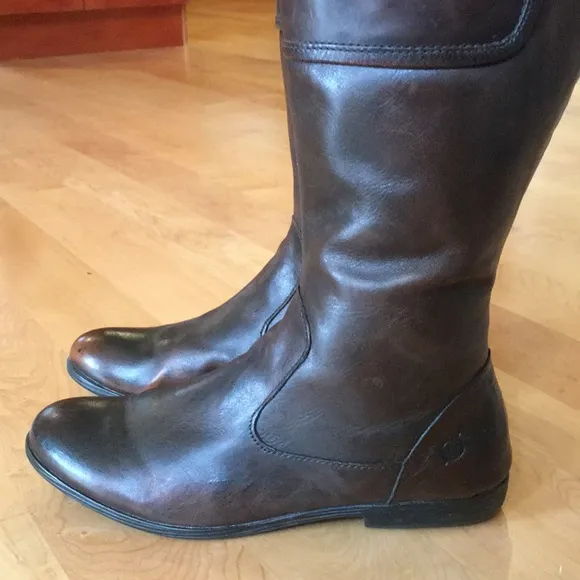 BORN | Genuine Leather Upper Tall Riding Boots