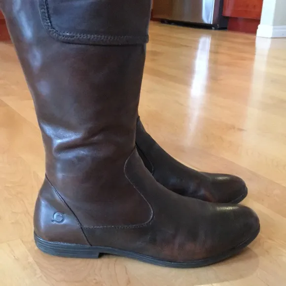 BORN | Genuine Leather Upper Tall Riding Boots