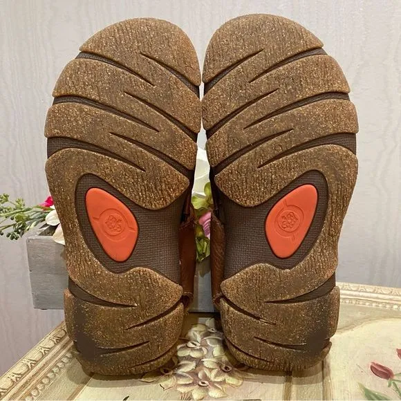 Born Men’s Cabot Rugged Leather Fisherman’s Sandals Sz 10
