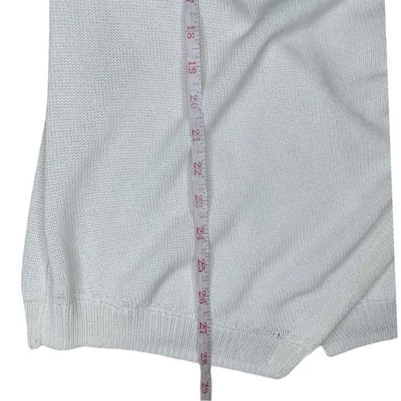 BROCHU WALKER Ivory Sleeveless Wrap Sweater