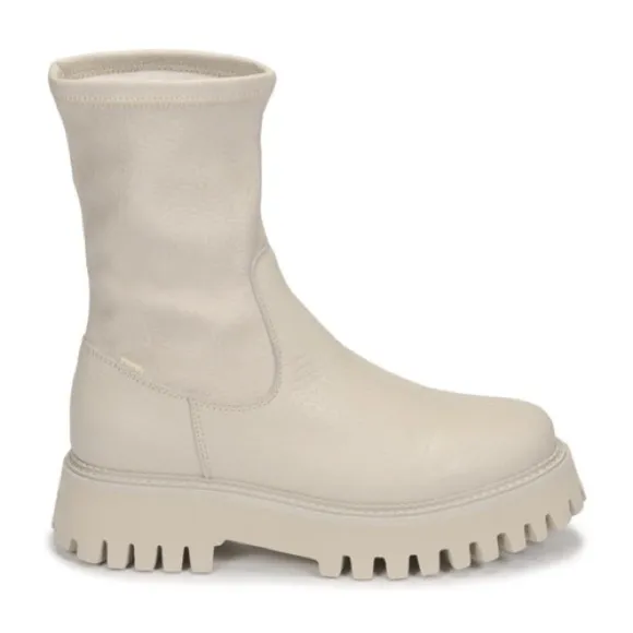 BRONX | Groovy Stretch Winter White Chelsea Boots