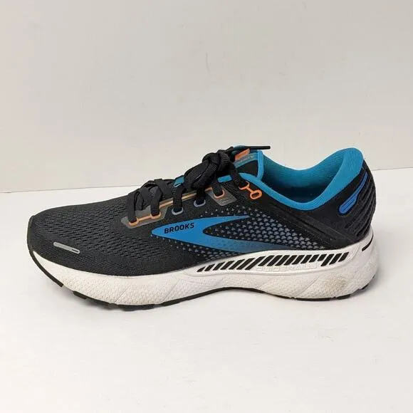 Brooks Adrenaline GTS 22 Running Shoes, Black/Blue, Men's 8.5 M