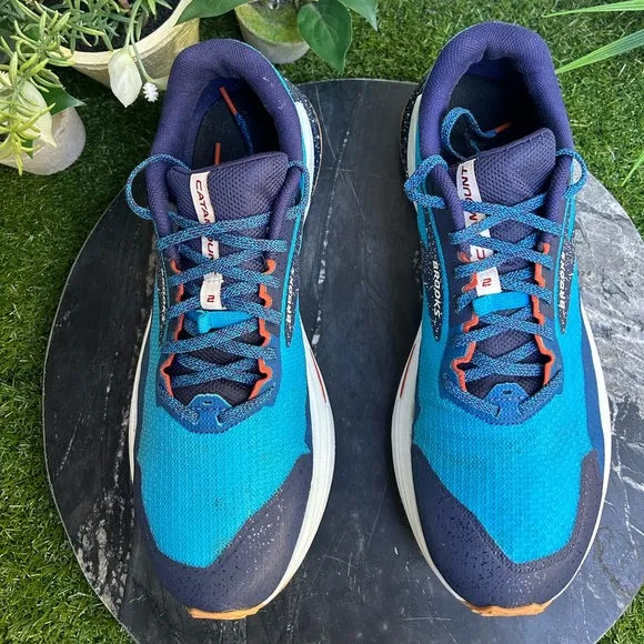 Brooks Catamount 2 Men's Trail Running Shoes Colour: 490 PEACOAT/ATOMIC BLUE 13