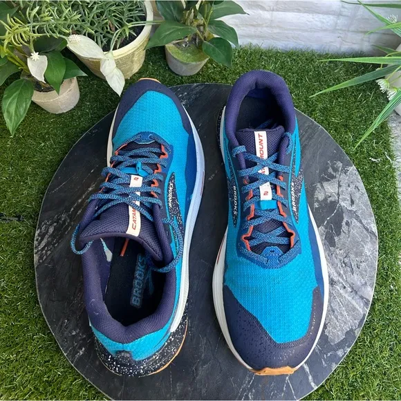 Brooks Catamount 2 Men's Trail Running Shoes Colour: 490 PEACOAT/ATOMIC BLUE 13