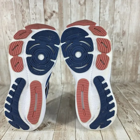 Brooks Glycerin 21 Running Shoes Cushioned Athletic Sneakers Blue Womens 7.5