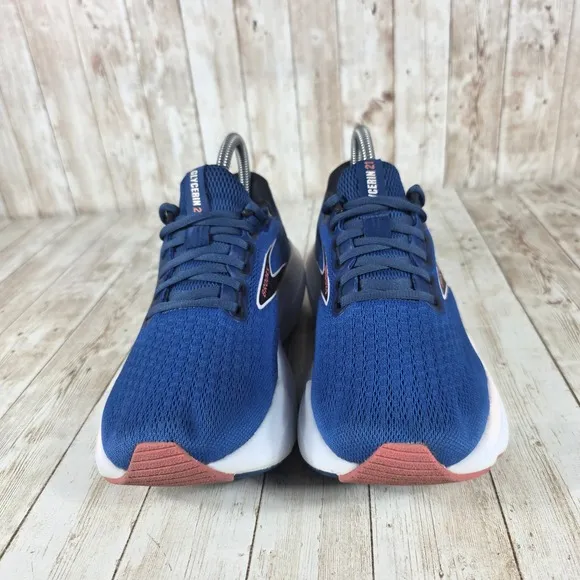 Brooks Glycerin 21 Running Shoes Cushioned Athletic Sneakers Blue Womens 7.5