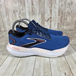 Brooks Glycerin 21 Running Shoes Cushioned Athletic Sneakers Blue Womens 7.5