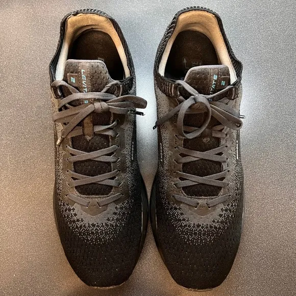 Brooks Levitate 2 Mens Running Walking Shoes Gray Athletic Sneaker Size …