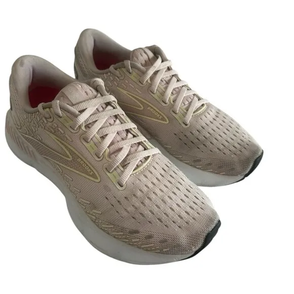 Brooks Womens Glycerin GTS 20 1203701B656 Pink Running Shoes Sneakers Size 7B