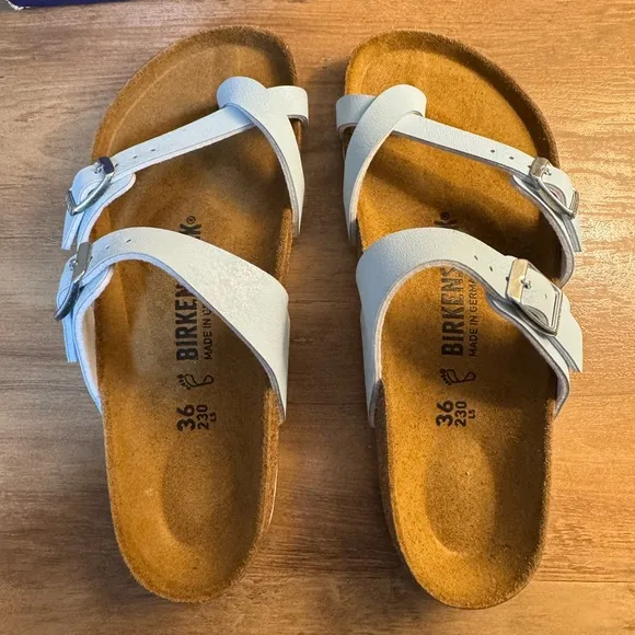 Brushed Sky Mayari Birkenstock Sandals