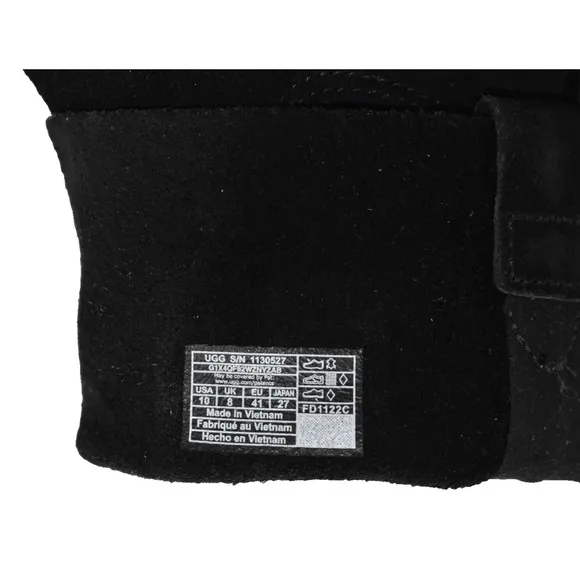 C5 NEW UGG Josefene Black Suede Short Boots 1130527 Size US 10