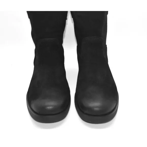 C5 NEW UGG Josefene Black Suede Short Boots 1130527 Size US 10