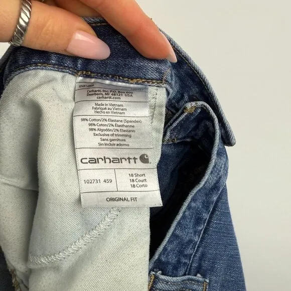 Carhartt Women’s Original Fit Straight Leg Jeans – Size 18 Short