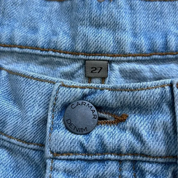 Carmar Jean Shorts Distressed Size 27