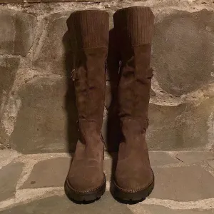 Cesare Paciotti | Tall Boots | Size : 40 | Suede Taupe | 690520