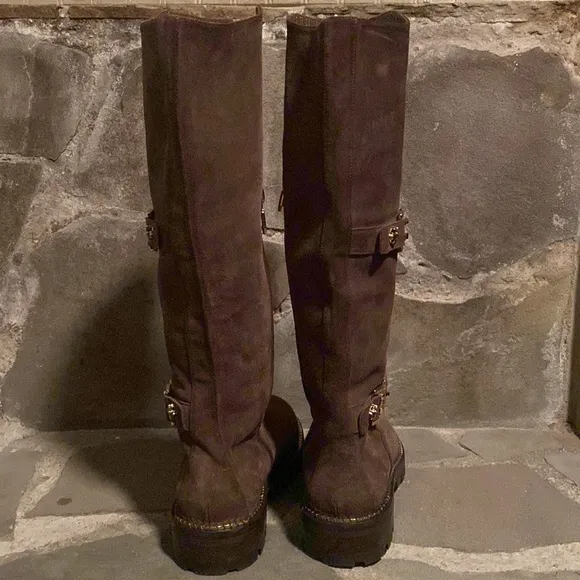 Cesare Paciotti | Tall Boots | Size : 40 | Suede Taupe | 690520