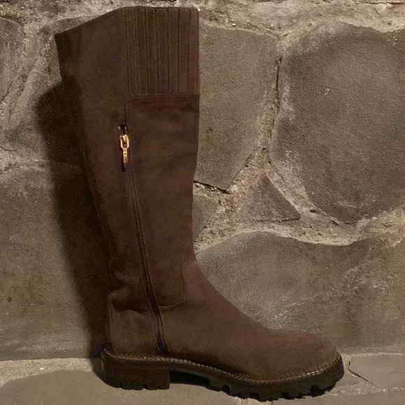 Cesare Paciotti | Tall Boots | Size : 40 | Suede Taupe | 690520