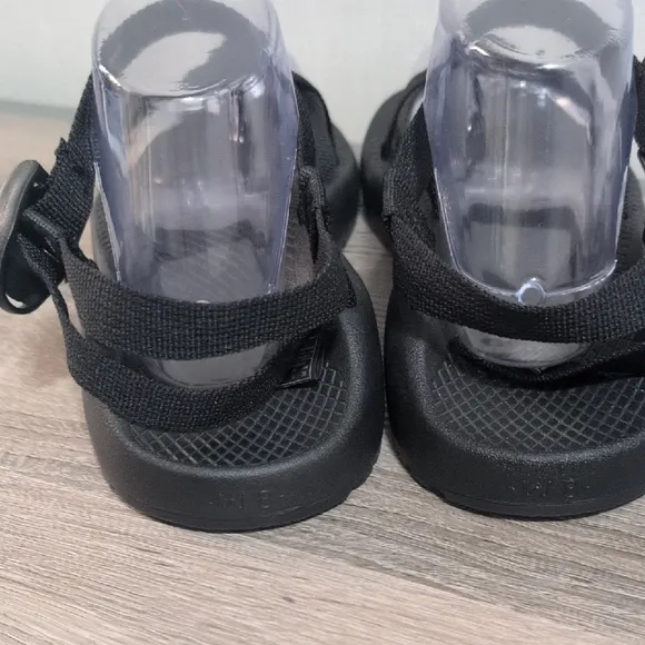 Chaco Black Adventure Sandals with Adjustable Straps