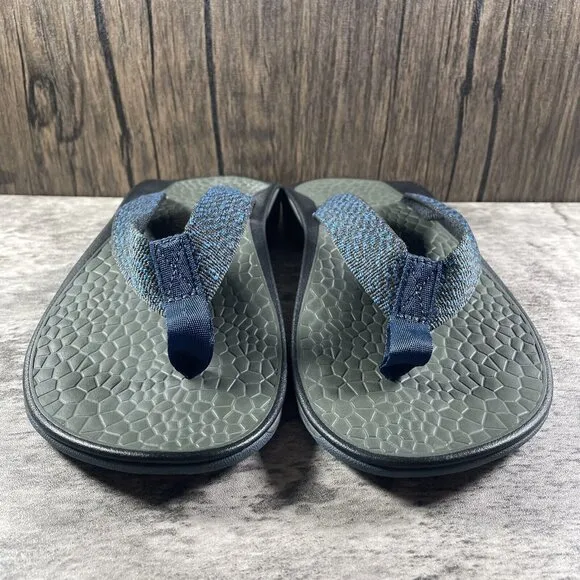 CHACO  FLIP ECOTREAD TRAIL BLUE FLIP FLOPS THONG SANDALS MEN'S 8