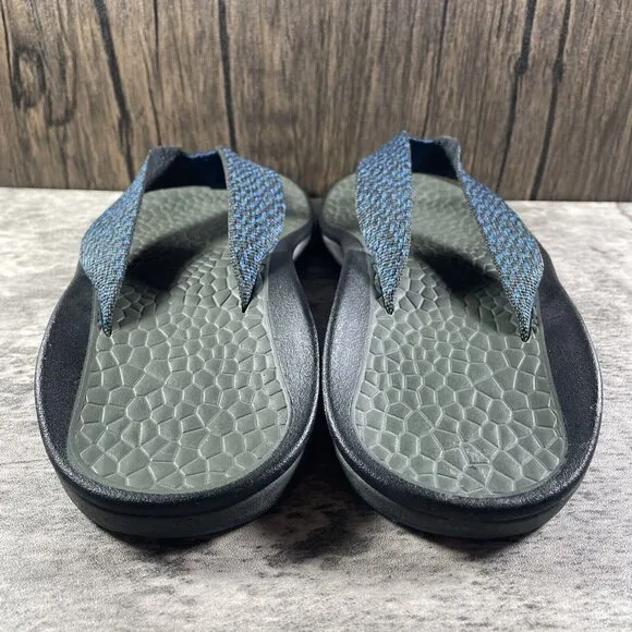 CHACO  FLIP ECOTREAD TRAIL BLUE FLIP FLOPS THONG SANDALS MEN'S 8
