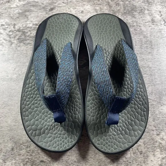 CHACO  FLIP ECOTREAD TRAIL BLUE FLIP FLOPS THONG SANDALS MEN'S 8