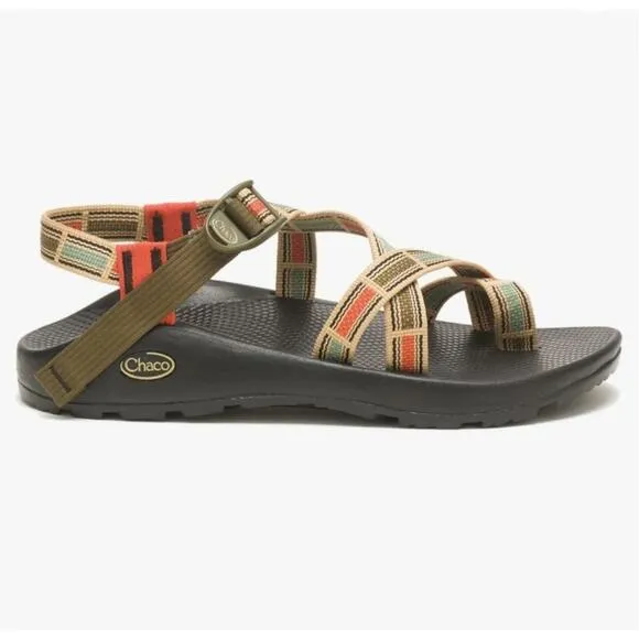 CHACO Men's Z2 Classic Adjustable Strap Sandals Check‎ Taos Taupe Size 12