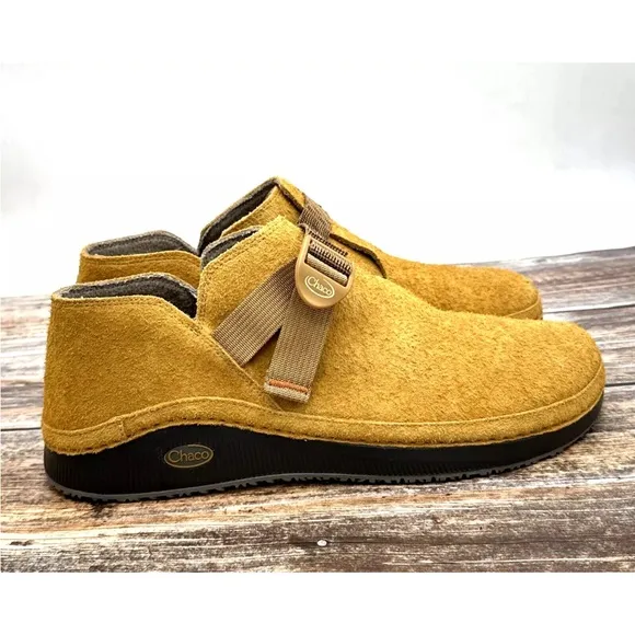 Chaco Paonia Clog Shoes Suede Leather Caramel Brown Men's Size 13 NEW no box