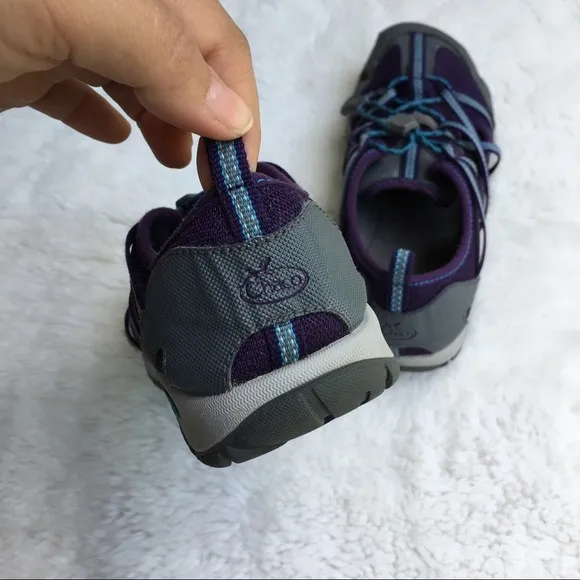Chaco Purple Gray Water shoes size 4