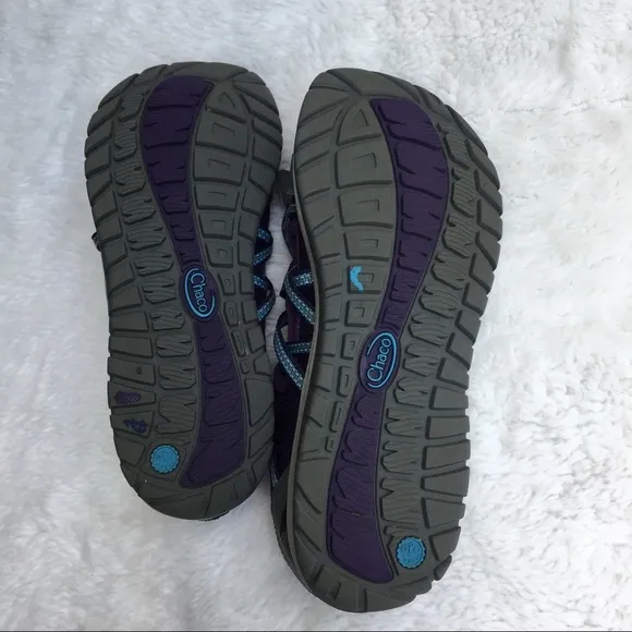 Chaco Purple Gray Water shoes size 4