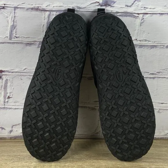 Chaco Ramble Puff Black Ankle Boots Men's Size 8.5 Slip On Water Resistant Snow