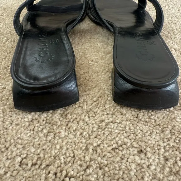 Chanel Women's Black Sandals