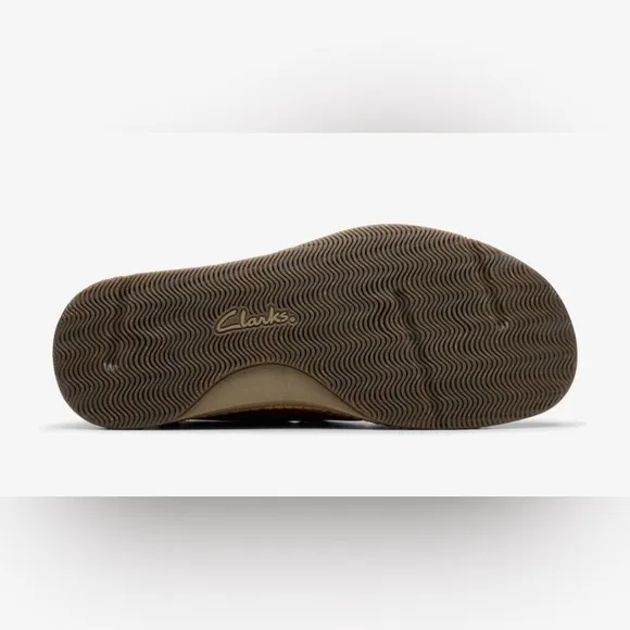 CLARKS $135 Men’s Gorsky Free Cola Brown Suede Moccasin Shoes Size 8 NIB