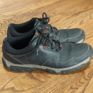 Clarks Collection Walbeck Edge Waterproof Shoes Lace Up Size 10M