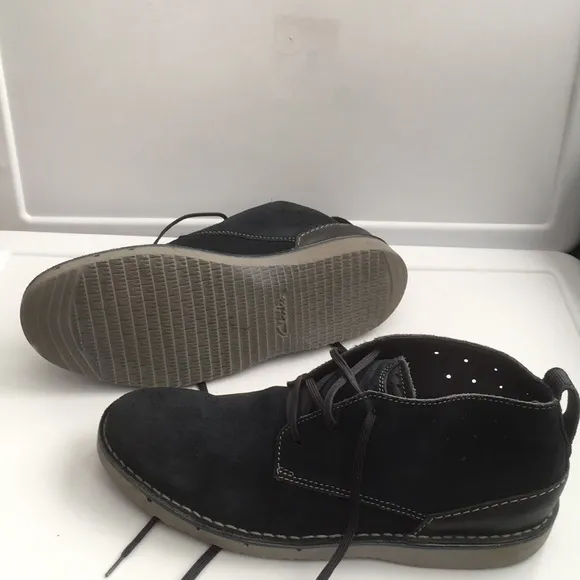 Clark’s Cushion Ortholite leather suede shoes