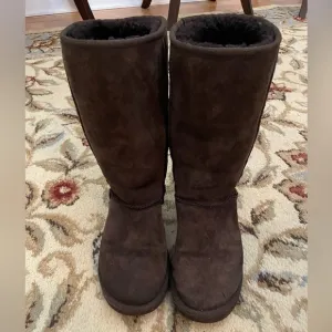 Classic Brown Tall UGG boots Size 7