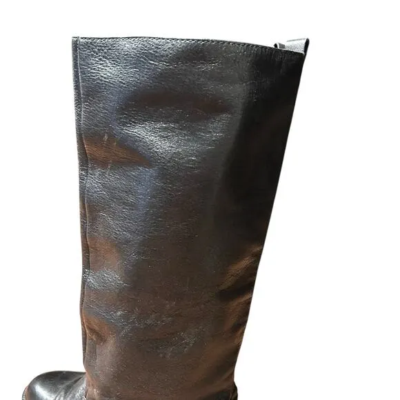 Coach Black Leather Natalie Women's Tall Boots size 9.5 Soft Leather