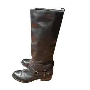 Coach Black Leather Natalie Women's Tall Boots size 9.5 Soft Leather