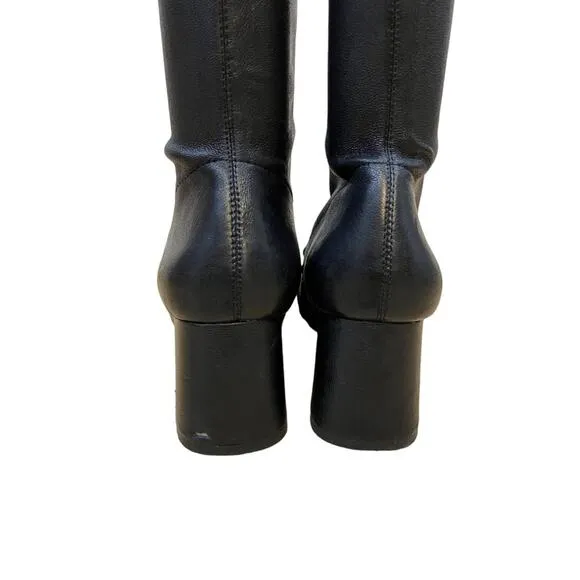 Coach Britney Leather Tall Black Boots Women’s 6B