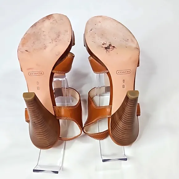 Coach Ginger Vegan Leather Womens Sandals Size 8