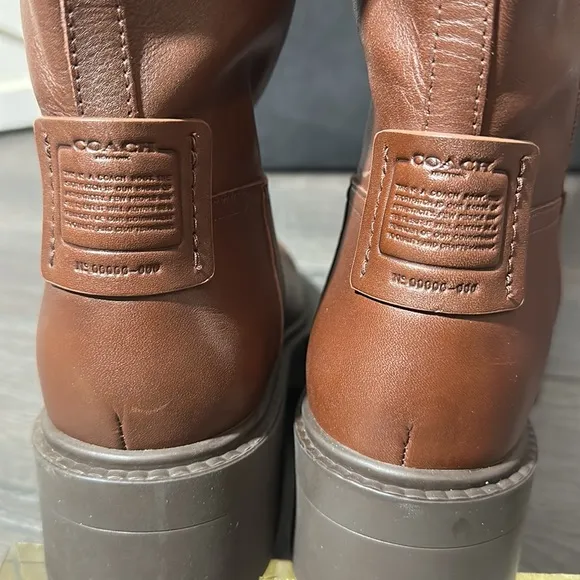 Coach Lili Leather Tall Boots