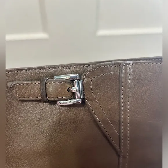 Coach Mirriam tall Leather Riding style Boots full back zip up