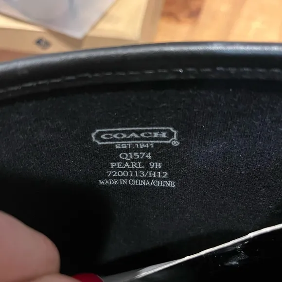 Coach Rain boots NWOT