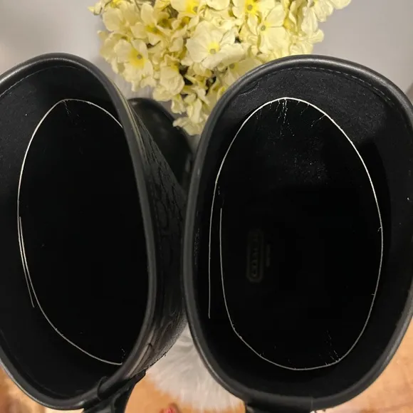 Coach Rain boots NWOT