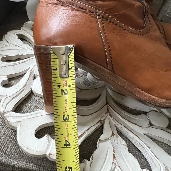 Coach Slouch Leather Logo Tall Heels Boots Women’s 8.5