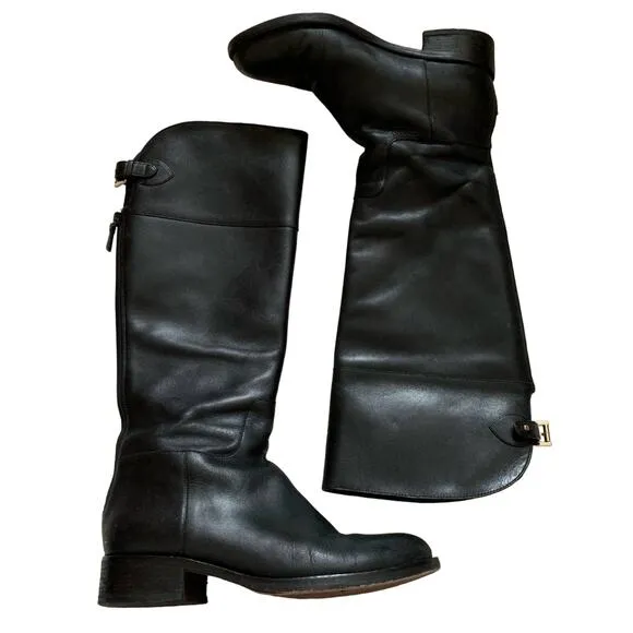 Cole Haan Carrington tall black riding boots, size 7.5
