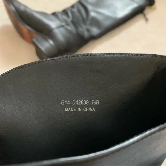 Cole Haan Carrington tall black riding boots, size 7.5