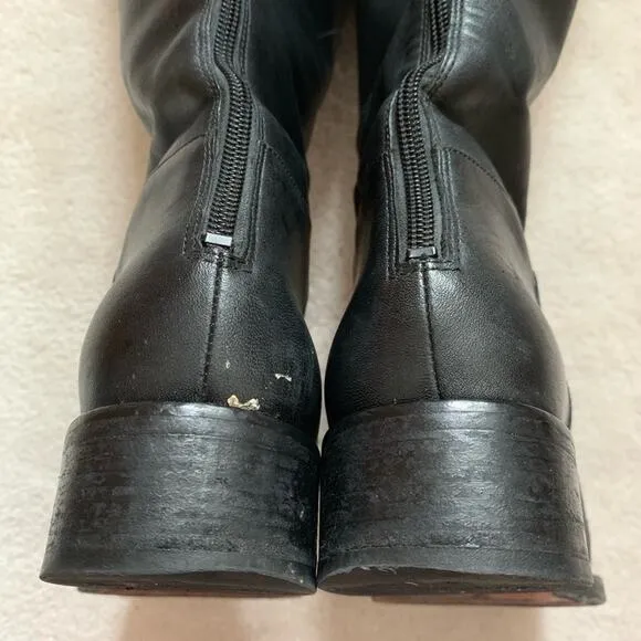 Cole Haan Carrington tall black riding boots, size 7.5