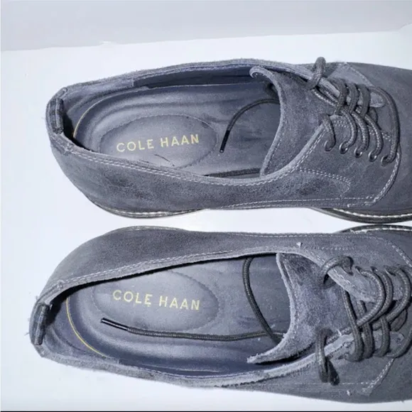 Cole Haan Frankland Navy Nubuck Oxford Men’s Size 11M Dress Shoes C31409