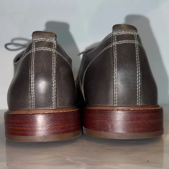 Cole Haan Grand.0S #C25106 Leather Nubuck Lace Up Shoes Size 11M Gray
