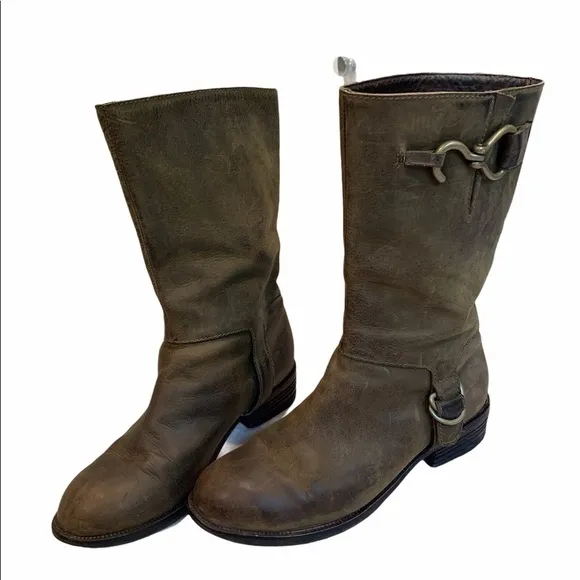 Cole Haan Green Air Tantivy Short Boots